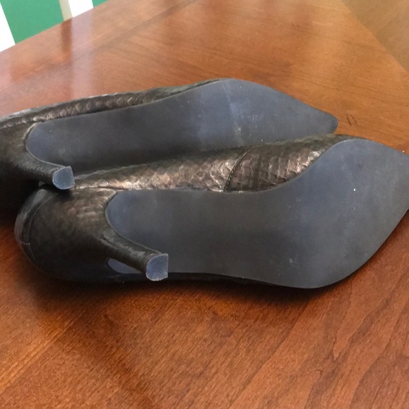Rampage high heel pumps brown snake pattern sz 7 M - Picture 8 of 8